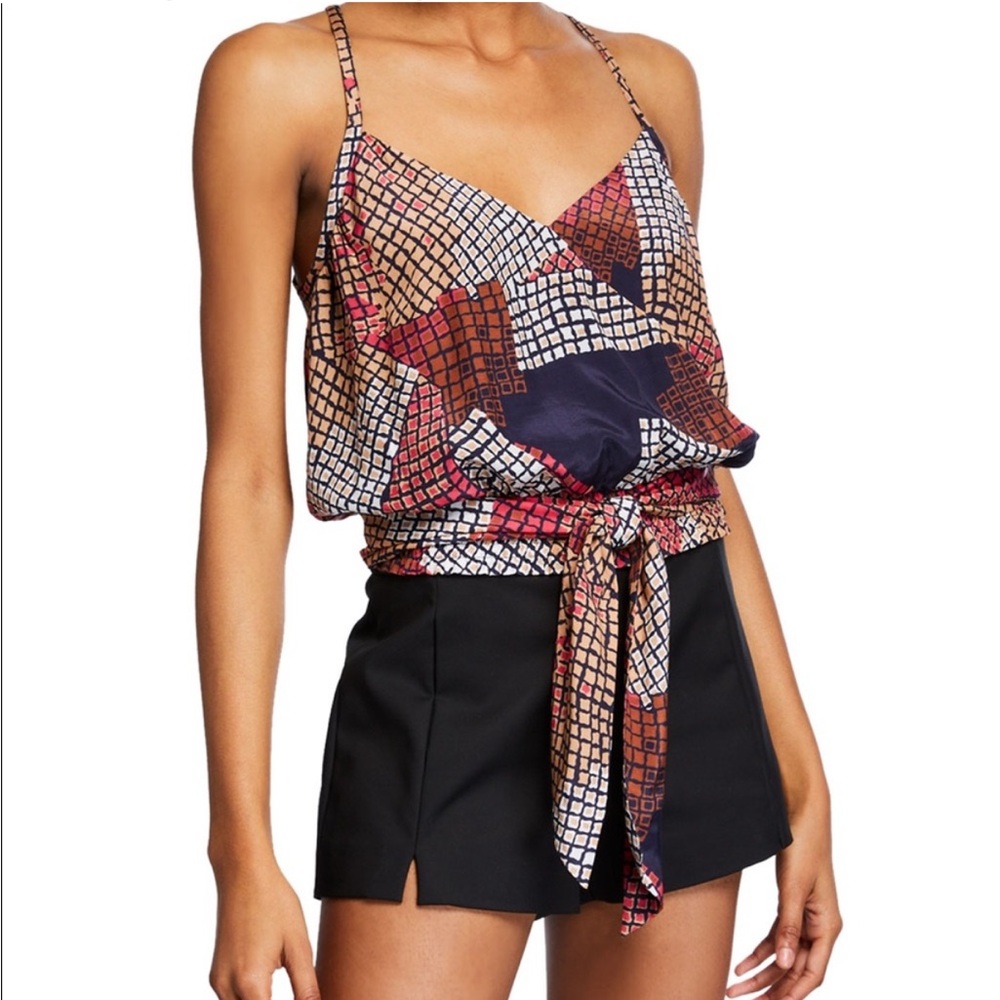 Ramy Brook Geometric Print Top